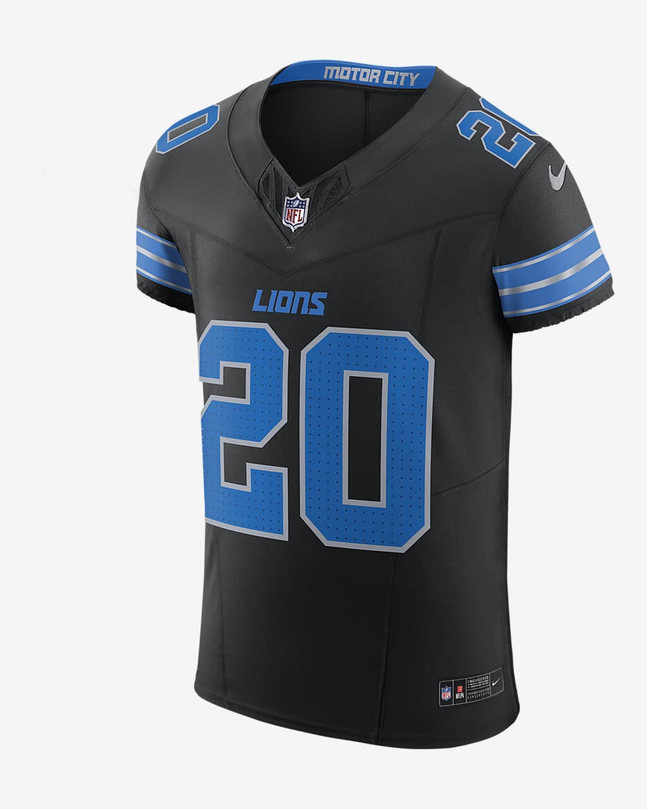 Barry Sanders Detroit Lions Men s Nike Dri FIT NFL Elite Football Jersey